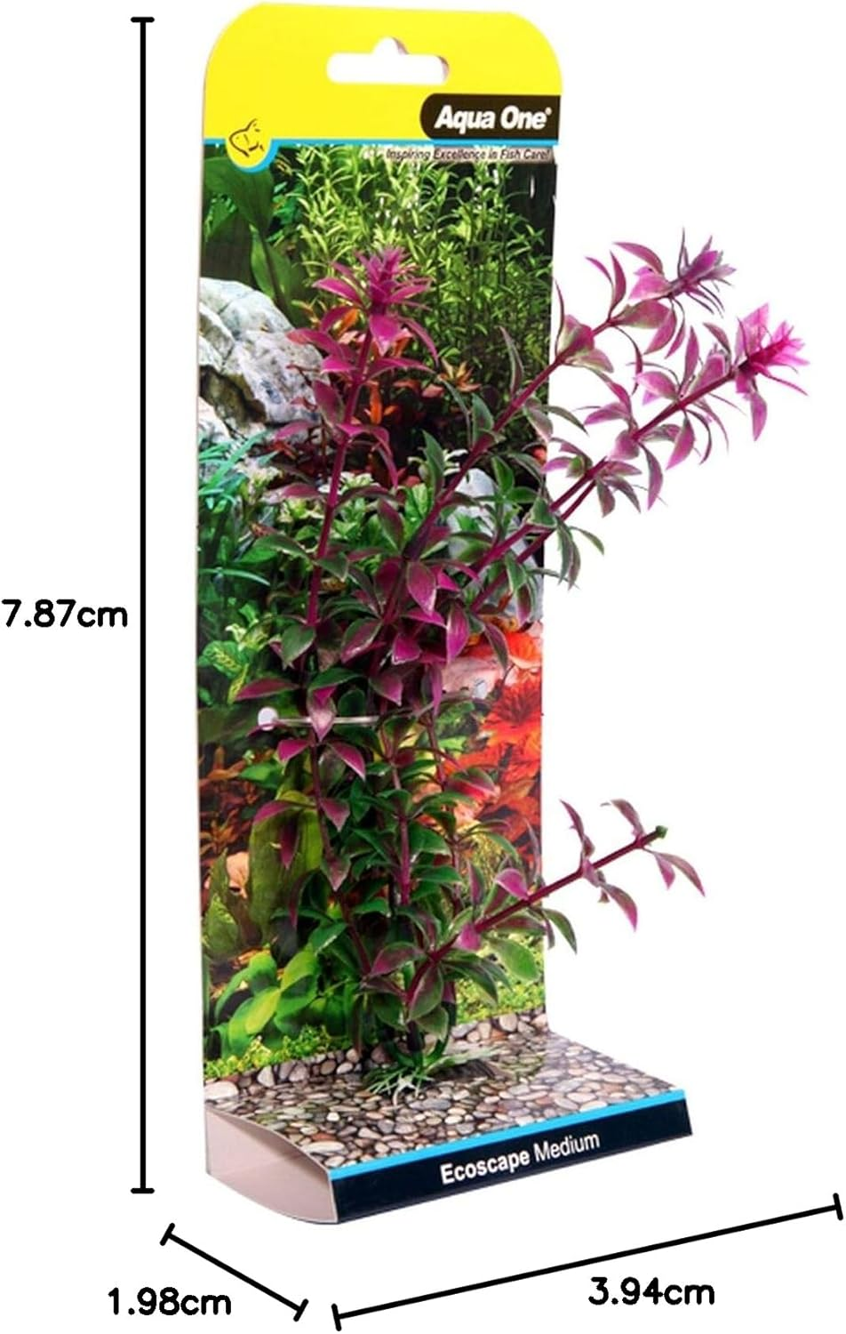 Ecoscape Medium Rotala Red Aquarium Plant Fish Tank D&eacute;cor Aqua One image number 3