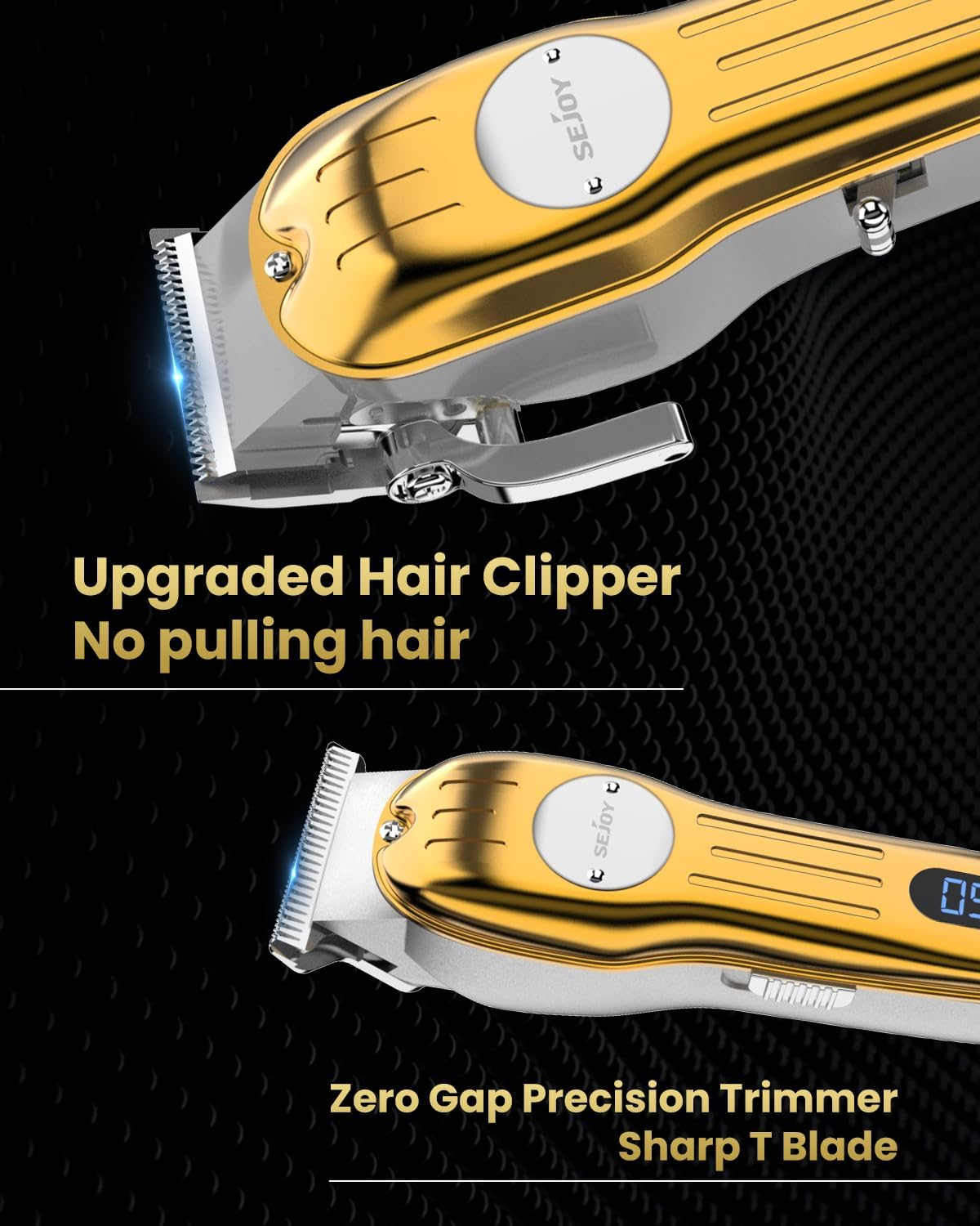 Hair Clippers for Men Cordless Clippers and Trimmers with LCD Display & Guide Combs Rechargeable Barber Kit for Hair Cutting