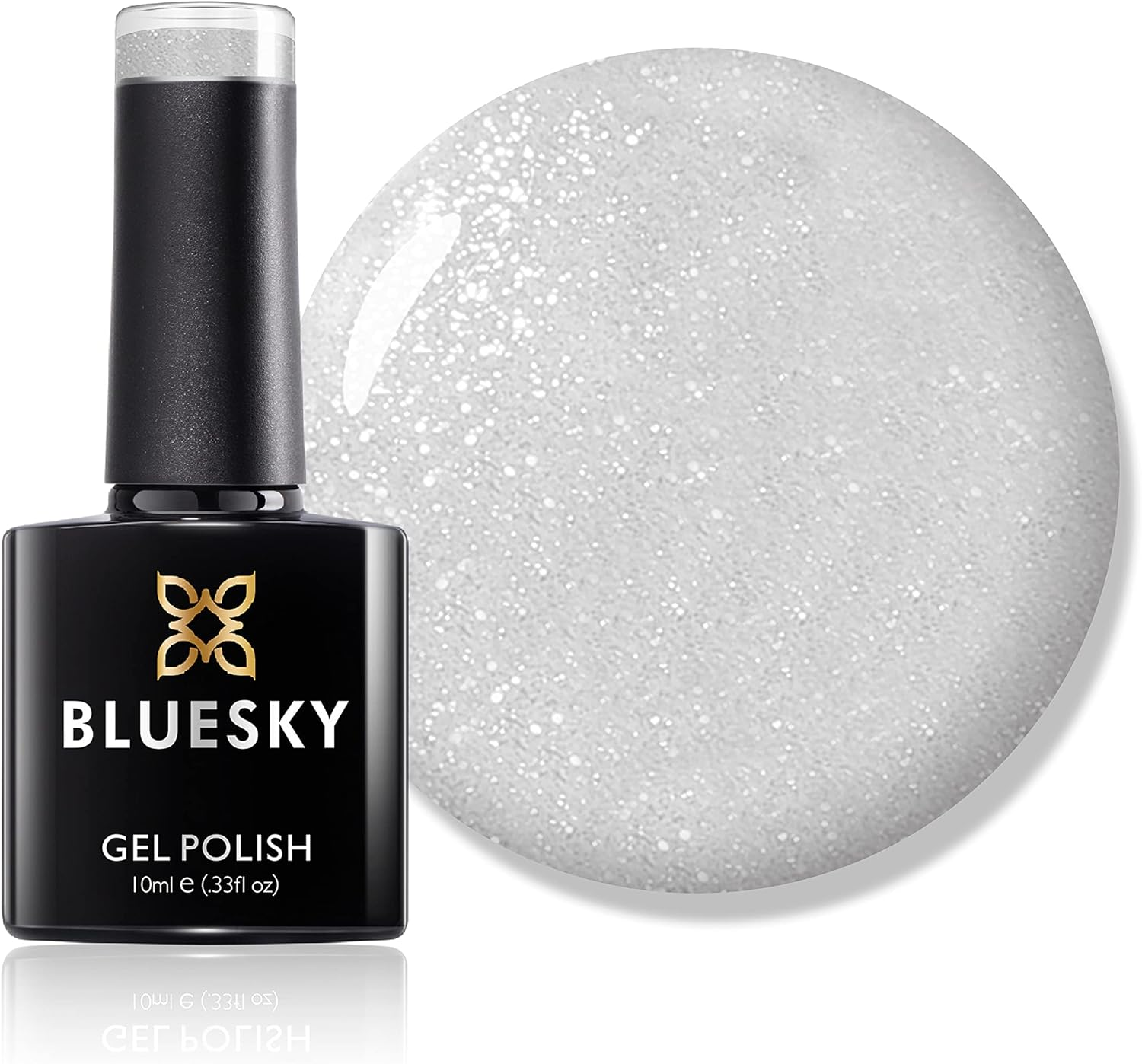 Bluesky Silver VIP Status Uv/Gel Nail Polish 10 Ml, Silver image number 4