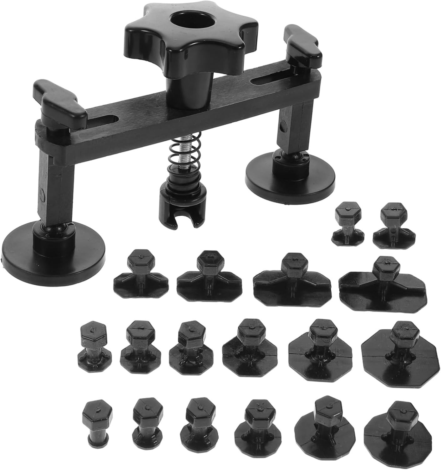 SEWOART Dent Tool Kit with Suction Cup and 18 Adhesive Tabs for Small and Large Automotive Dents Hail Damage Repair Automotive Body Fixer Set image number 4