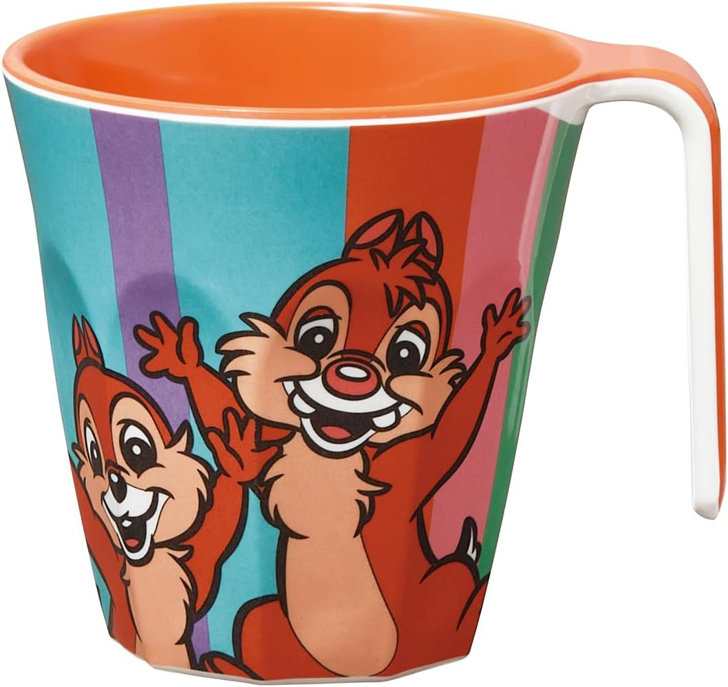 Skater MTH3-A Melamine Tumbler with Handle, 10.1 Fl Oz (300 Ml), Disney Retro Huey