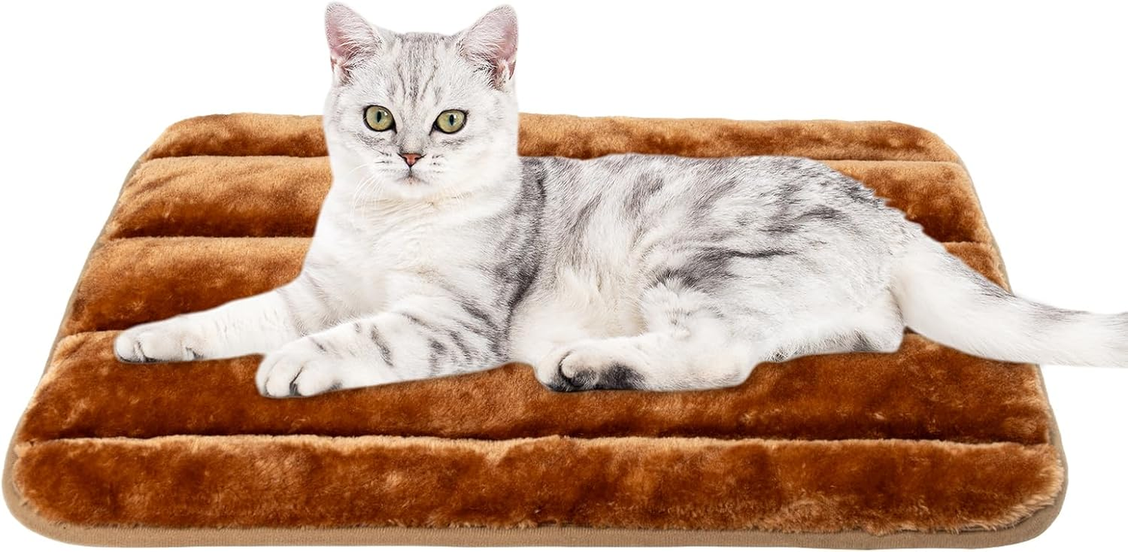 NACOCO Self Warming Cat Mat - Soft Winter Pet Pad Portable Dog Sleeping Bed Machine Washable for Cat Kitten and Puppy Lightweight (Large) image number 1