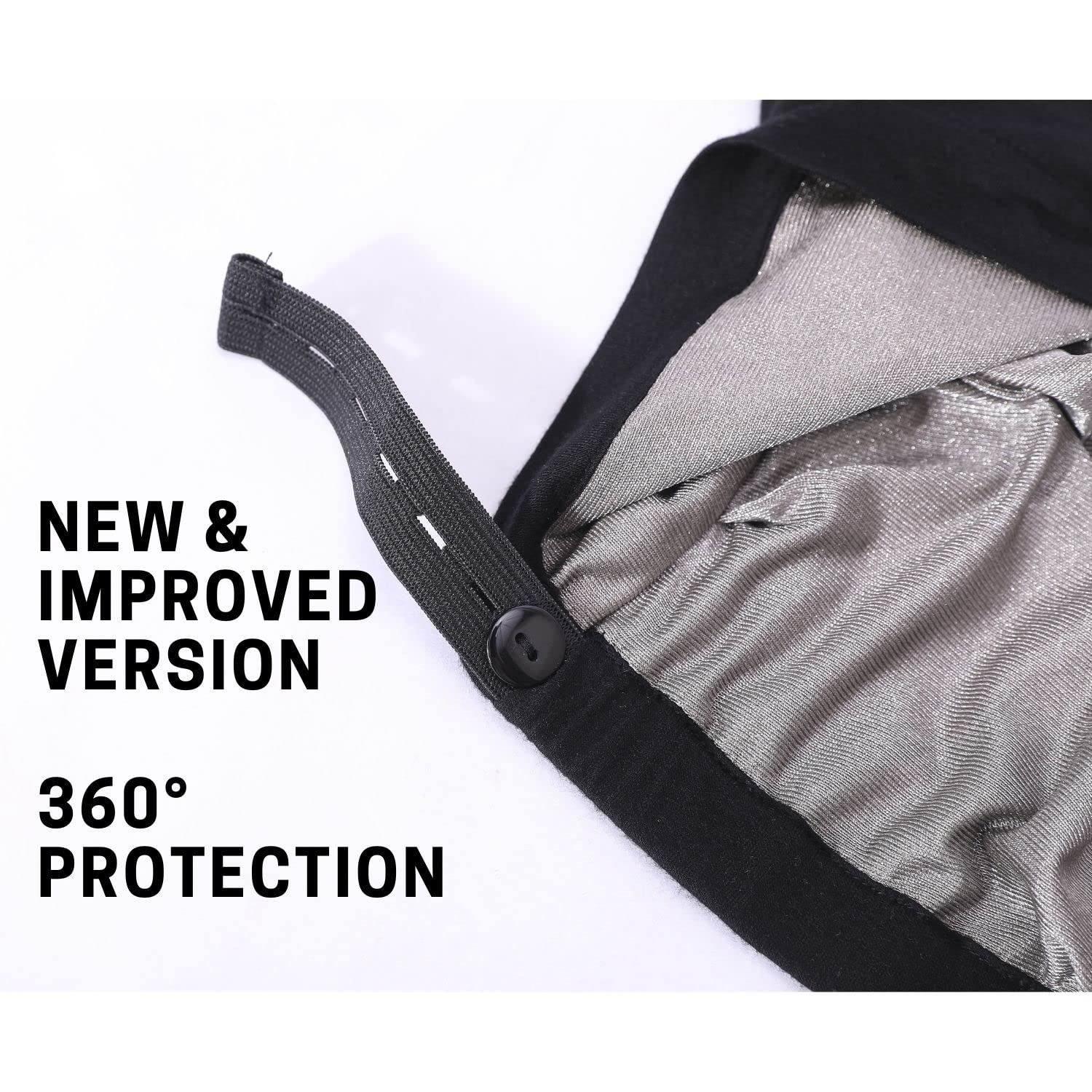 Radia Smart 5G Anti-Radiation & EMF Protection Pregnancy Belly Band, Radiation Shield Maternity, Pregnancy, Black - Black image number 2