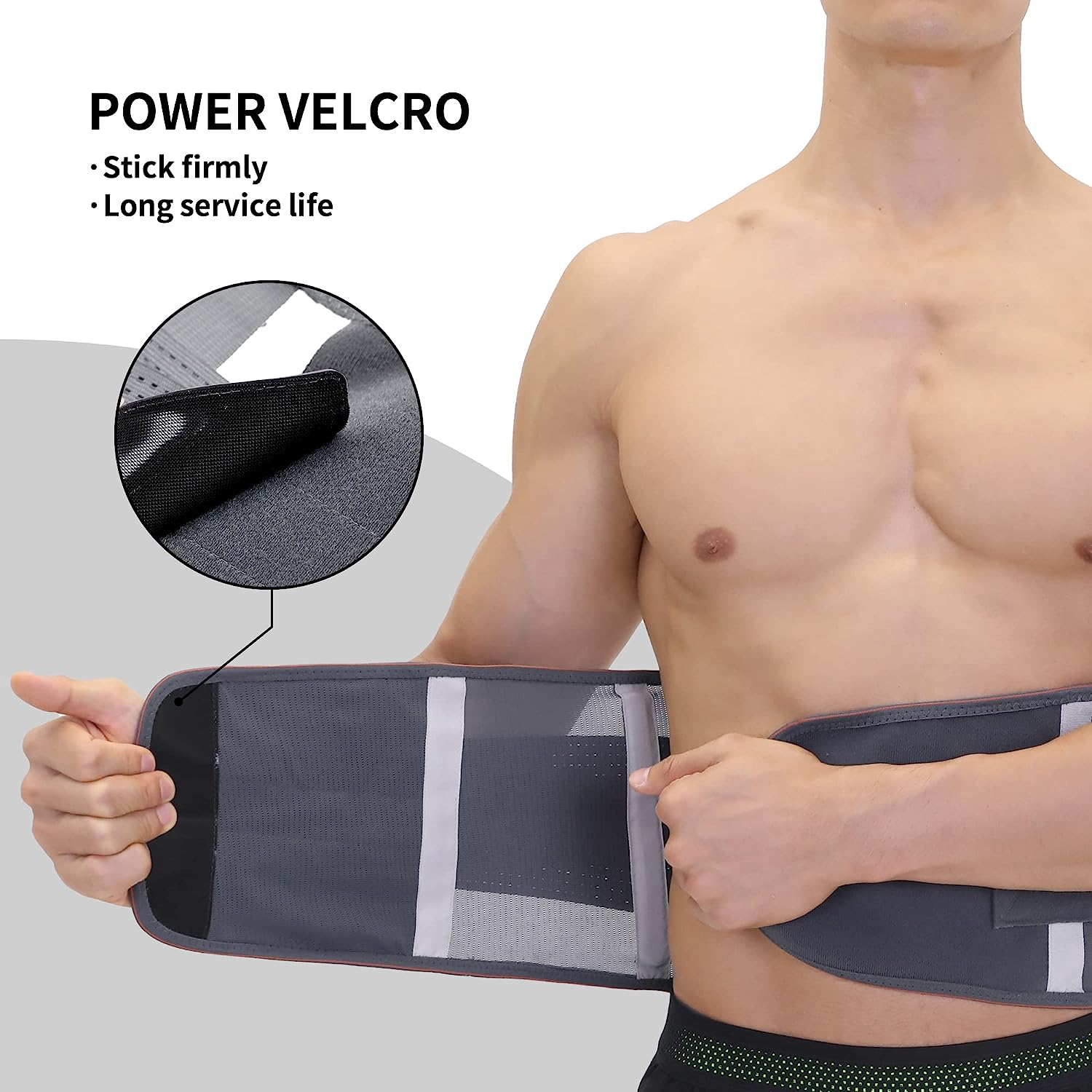 PROIRON Back Braces Lumbar Supports for Lower Back Pain with 7 Stays Breathable Back Support Belt for Men/Women Anti-Skid Lumbar Support Belt with Lumbar Pad, Lower Back Pain Relief for Herniated Disc, Sciatica-M image number 5