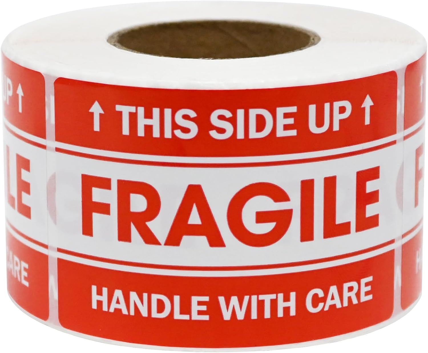 L LIKED 2"X 3" Fragile Stickers 500 Labels per Roll Strong Adhesive (Handle with Care,This Side Up) Labels for Shipping and Moving image number 4