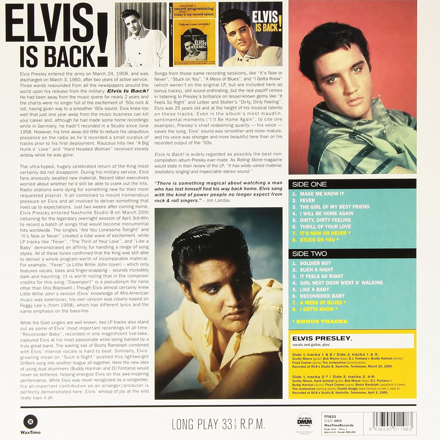 Elvis Is Back image number 1