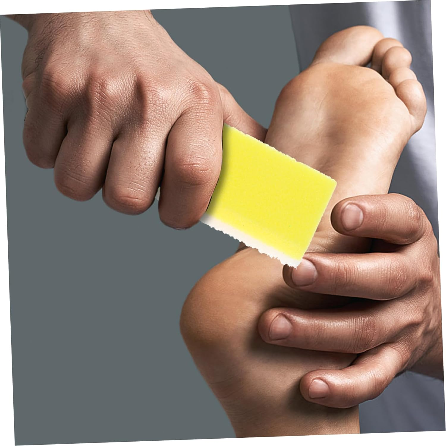 3Pcs Dual-Sided Pumice Stone Callus Remover Dead Skin Tool for Feet and Hands Exfoliating Foot Scrubber Bath Cleaning Stones Assorted Green Yellow Pink Colors image number 3