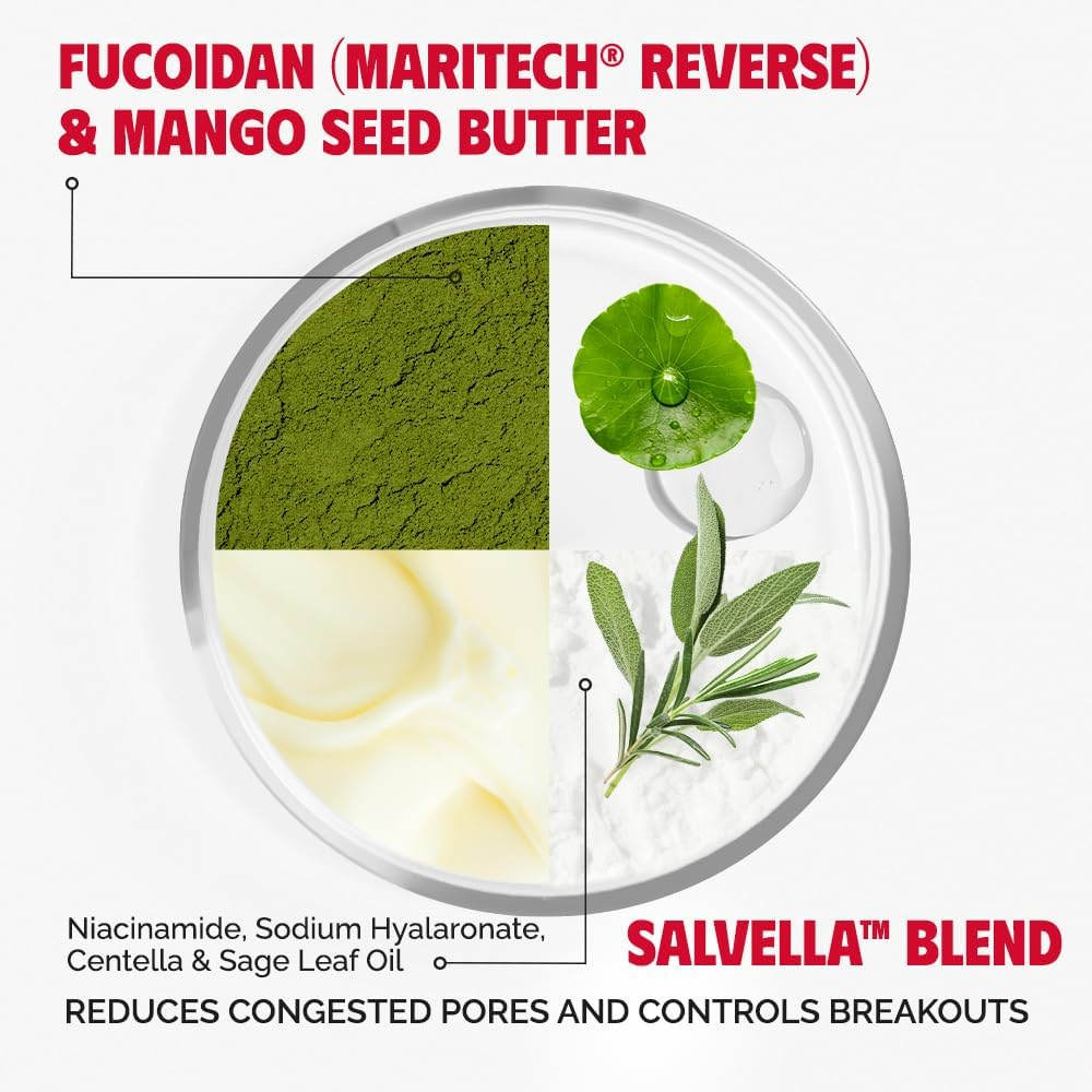 Salvarity Hydrating Face Moisturiser with 5% Niacinamide, Hyaluronic Acid Helps Restore Moisture, Smooth Dryness & Strengthen Barrier for Dry & Sensitive Skin, Lightweight Non-Greasy Cream - 40 Ml