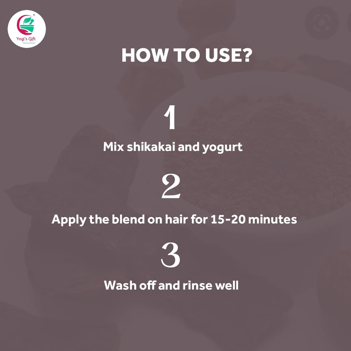 Shikakai Powder 10 Oz | Clean You Hair Naturally | 100% Natural Hair Wash Powder | Shikakai Powder for Hair | by Yogi'S Gift&reg;