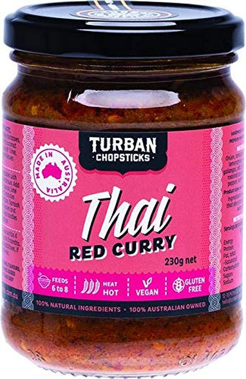 Turban Chopsticks Thai Red Curry Curry Paste 230 G, 240 G