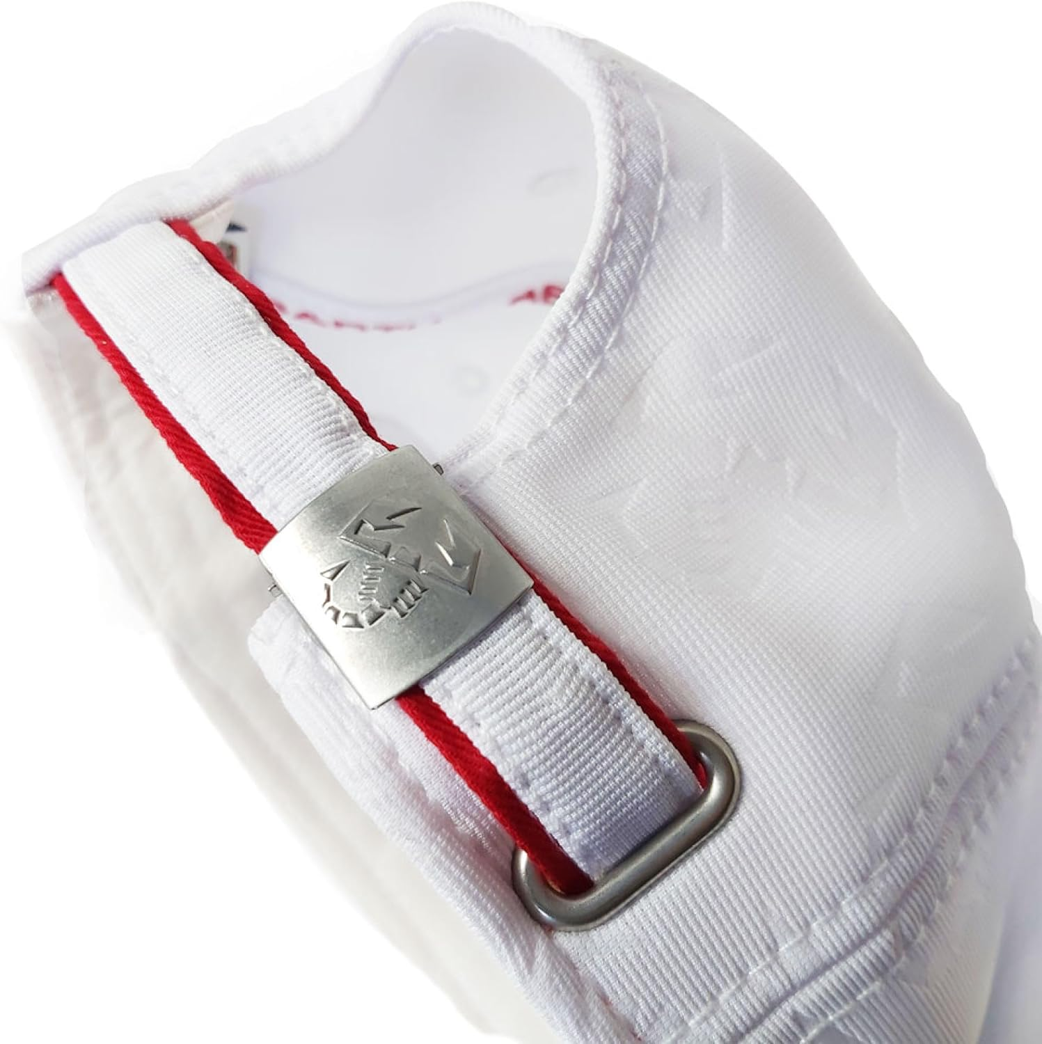 Abarth White Curved Visor Hat - White image number 2