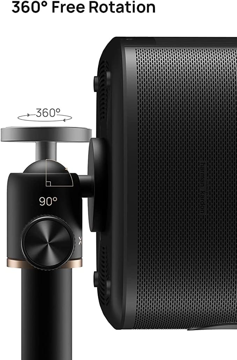 XGIMI Projector Floor Stand,For Horizon(Pro Ultra,20,20 Max,S Pro,S Max)/Vibe One/Elfin Flip/Mogo2 Pro/Mogo3 Pro/Mogo4/Halo+ and Other Brand Projectors,360&deg;Free Rotation, Height 19.3-35Inch Adjustable
