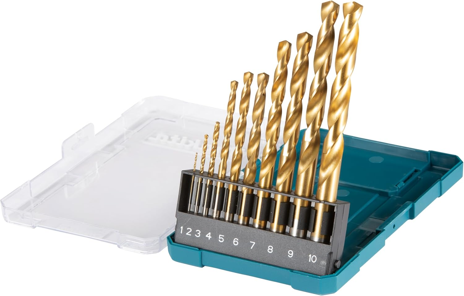 Makita D-72849 HSS TIN Drill Bit Eco Set 10 Piece image number 3