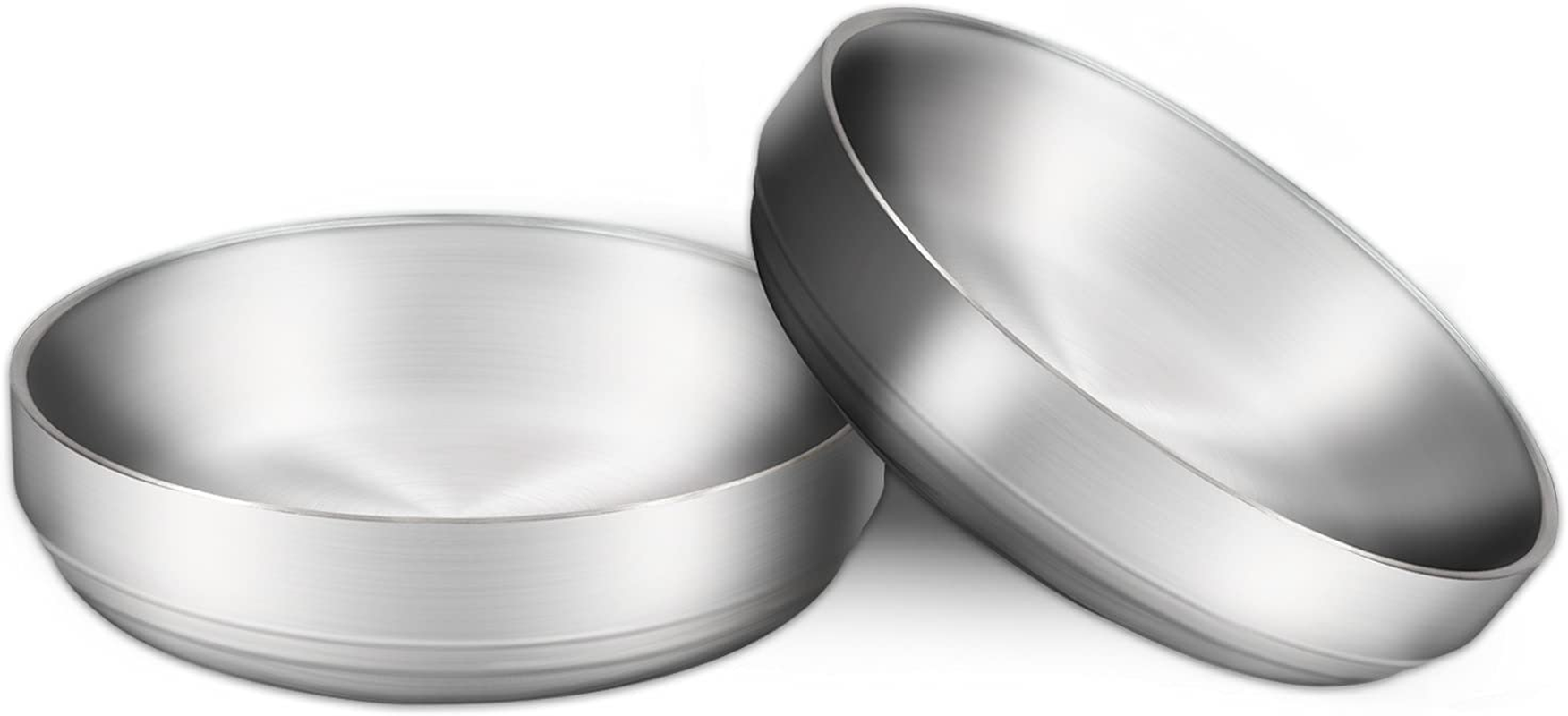 2X Stainless Steel Bowl Cat Bowl, 304 Material Cat Dish, Safe to Contact with Food, Drop-Proof and Easy to Clean image number 3