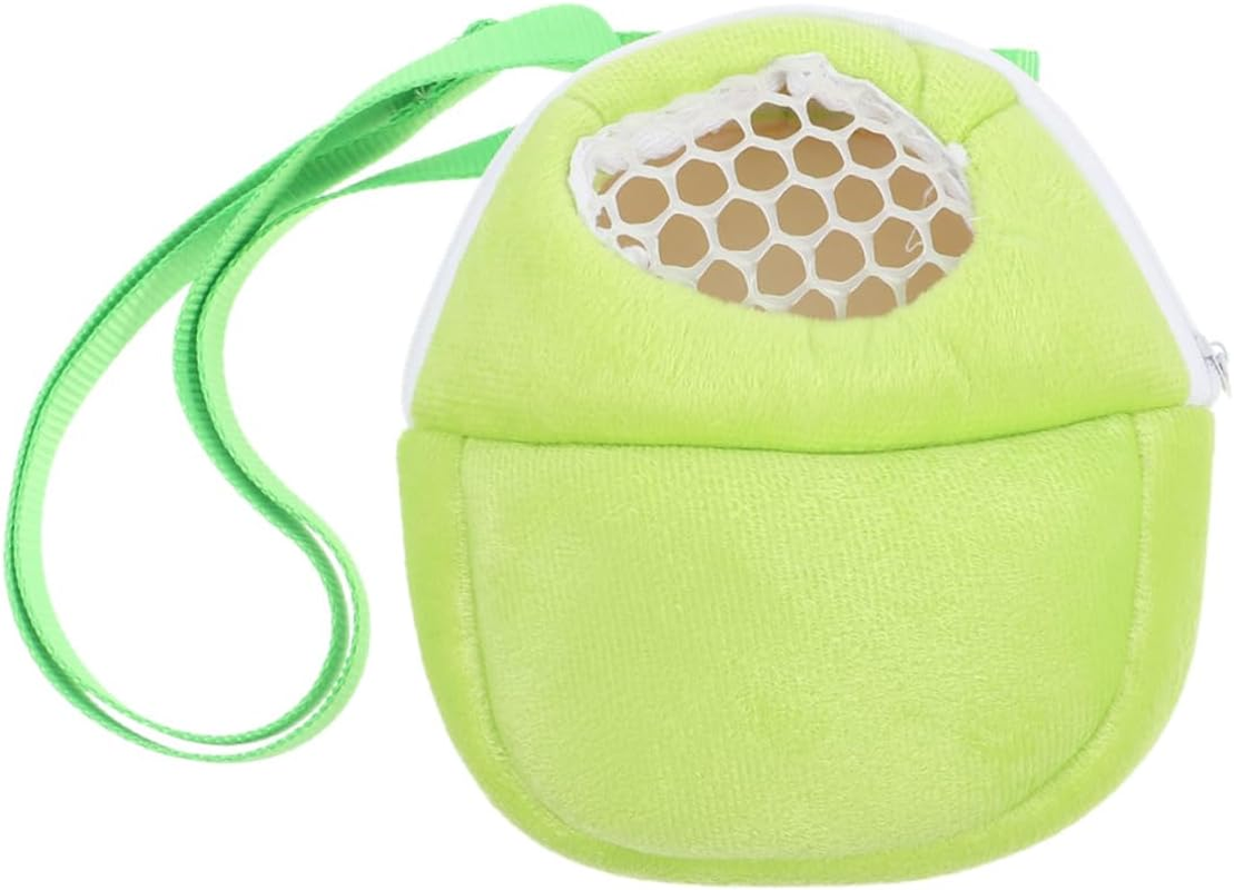 Yardwe Portable Hamster Carrier Bag with Adjustable Strap Breathable Mesh Medium Size for Travel with Hamsters Chinchillas and Guinea Pigs
