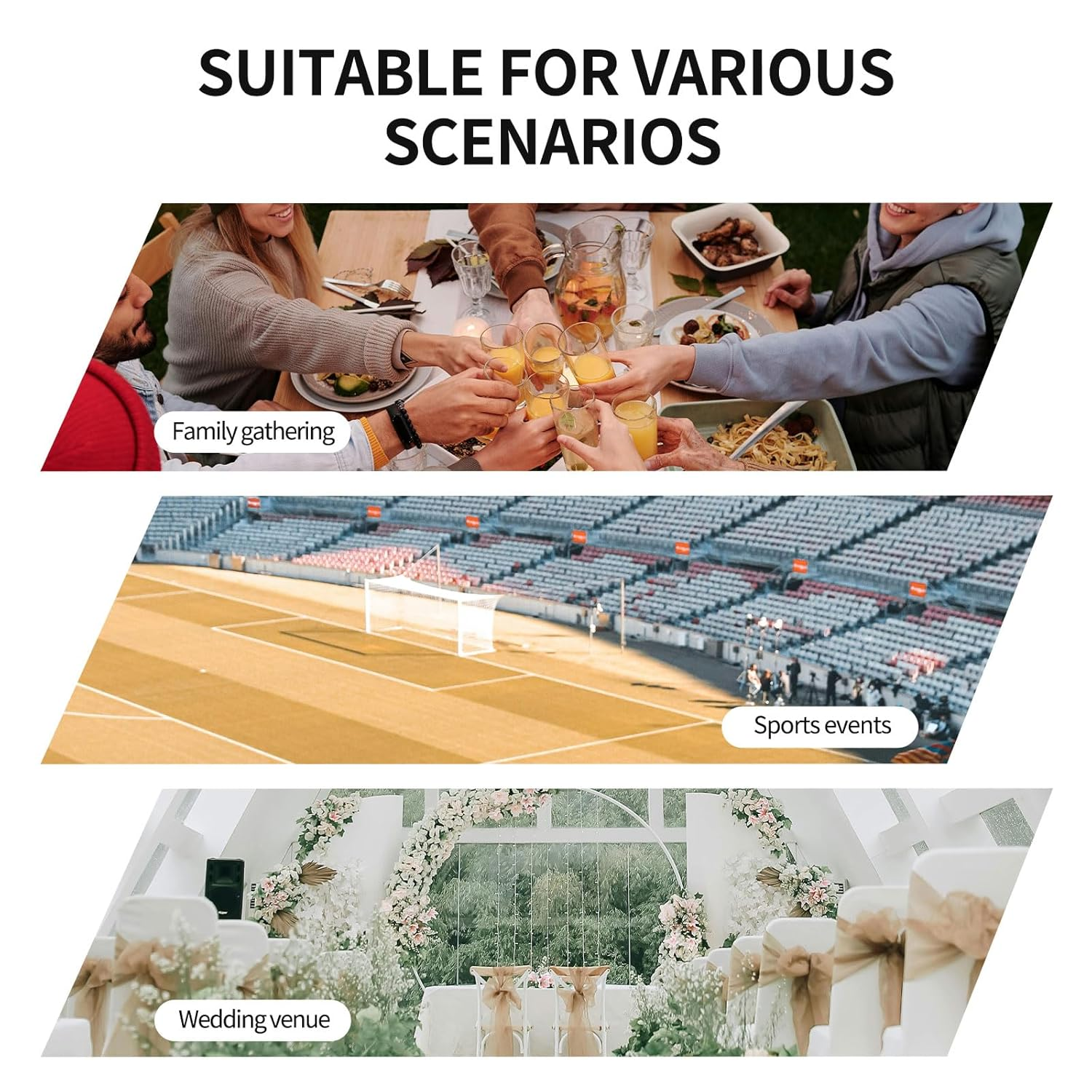 100 Pack Sublimation Flags Blank, White Flag Blank Flag Small Flags on Sticks, Blank Flags to Decorate Make Your Own Flag, Sublimation Garden Flag Blank for DIY (White) image number 4