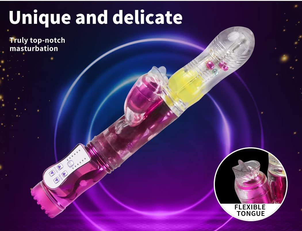 Urway Rabbit Vibrator Masturbator Thrusting Rotation Adult Massage Women Sex Toy