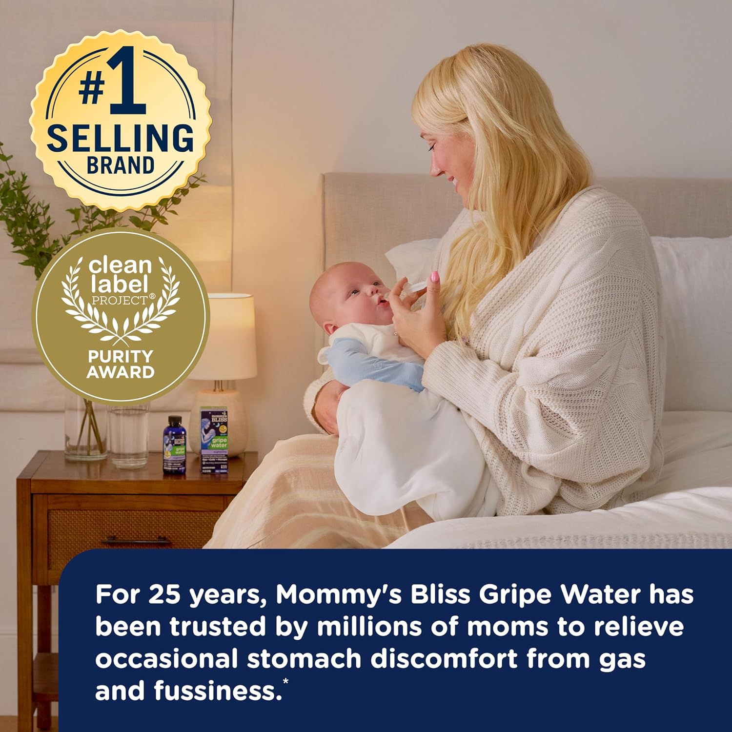 Mommy'S Bliss - Gripe Water Night Time - 4 FL OZ Bottle image number 4