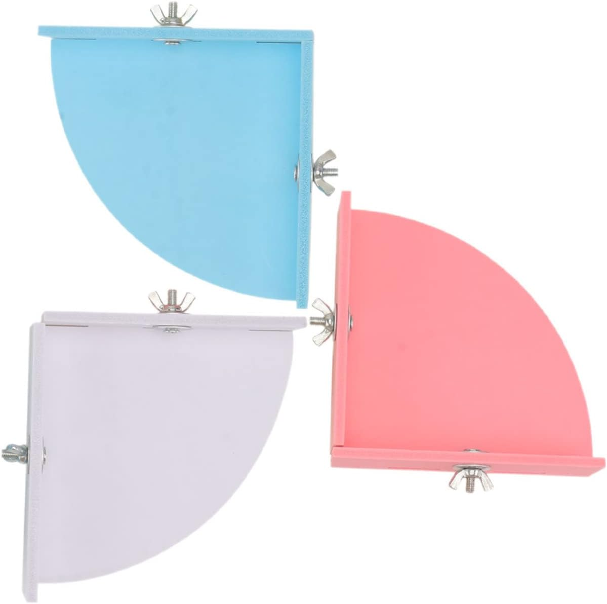 Angoily 3Pcs Hamster Platform Cage Board Small Animals Hamster Cage Toy for Standing Platform