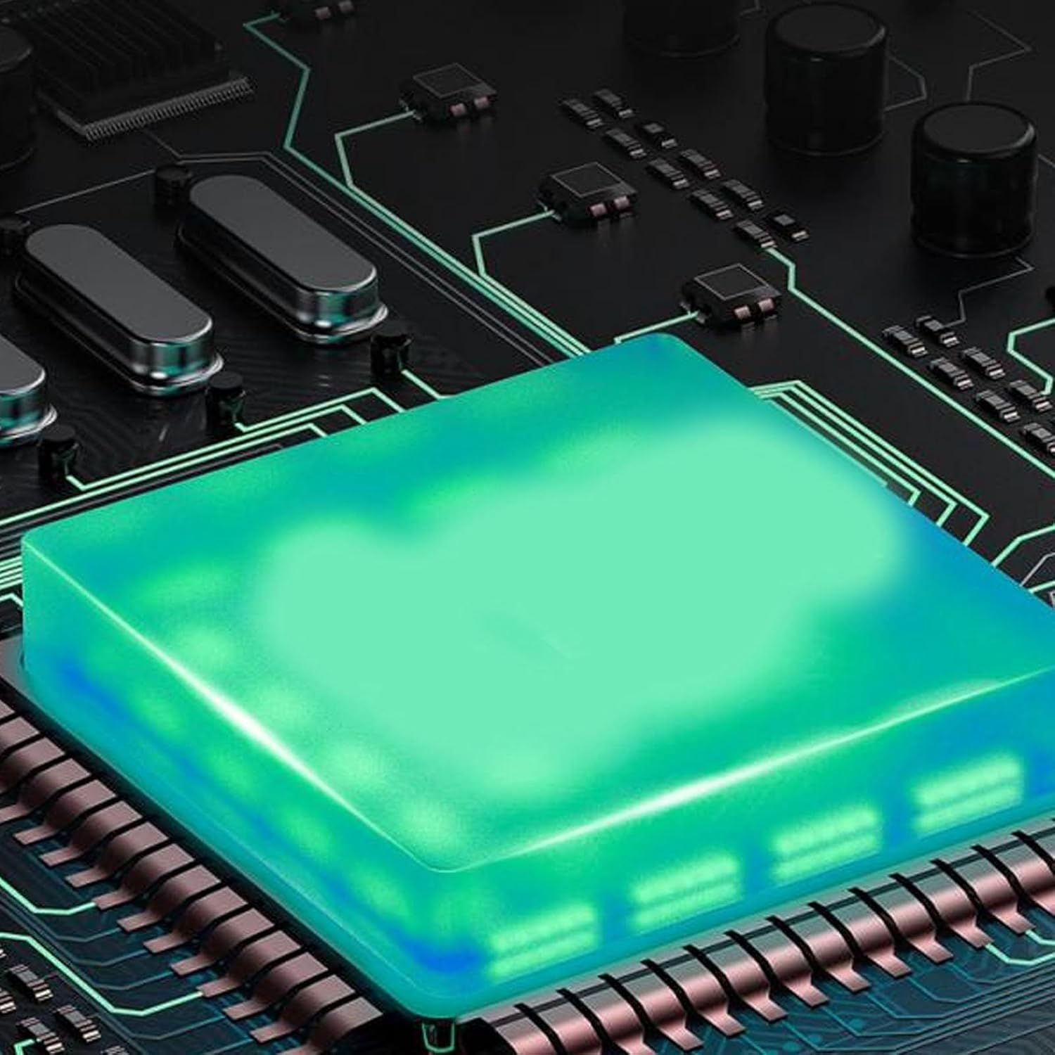 Bone Conduction Headphone BT 5.3, Open Ear Bone Conduction Headset Clear Sound ENC Noise Cancellation, 10H Playtime, IPX6 Waterproof, for Outdoor Sports image number 5