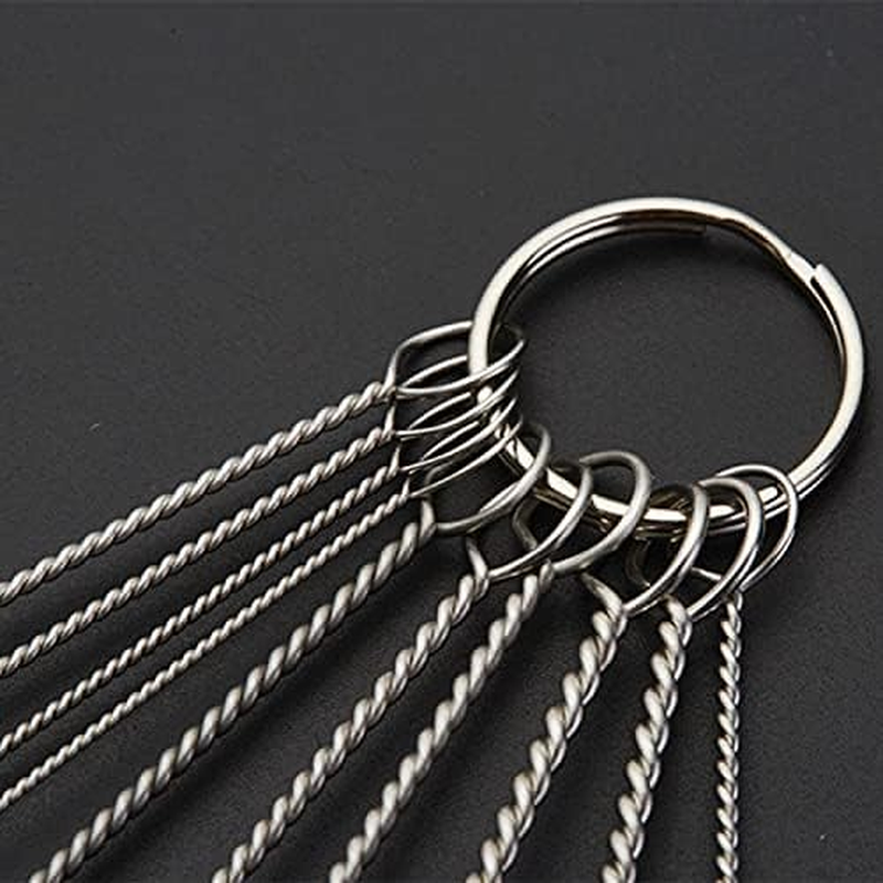 Straw Cleaner Brush,H HOME-MART 10Pcs Drink Straw Cleaning Brush Kit,Extra Long Pipe Cleaner, Bottle Brush Cleaner for Tumbler, Sippy Cup, Bottle and Pipe Cleaners (Black) image number 4