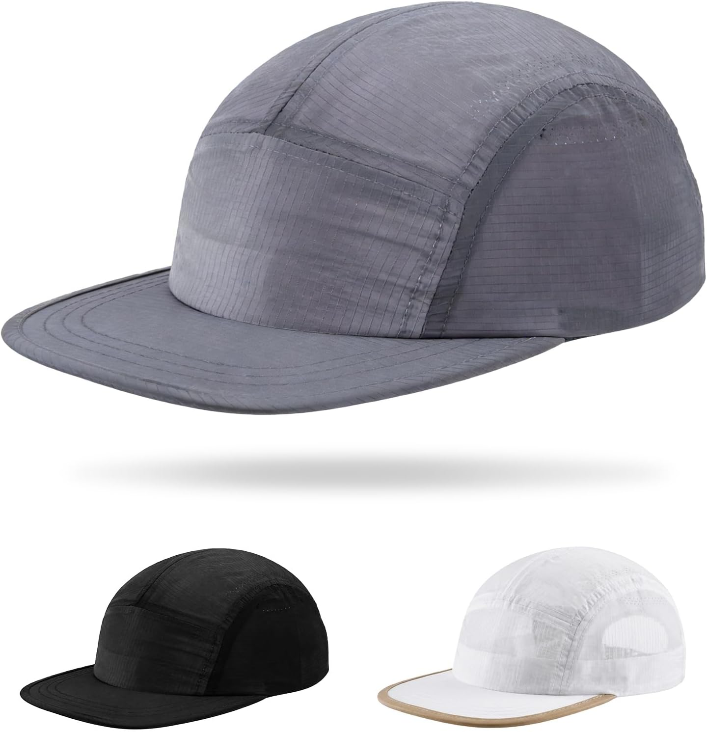 Supcomsta Running Hat for Men Women, Lightweight Quick Dry Running Cap Adjustable Breathable UPF50+ Sport Hat for Outdoor Running