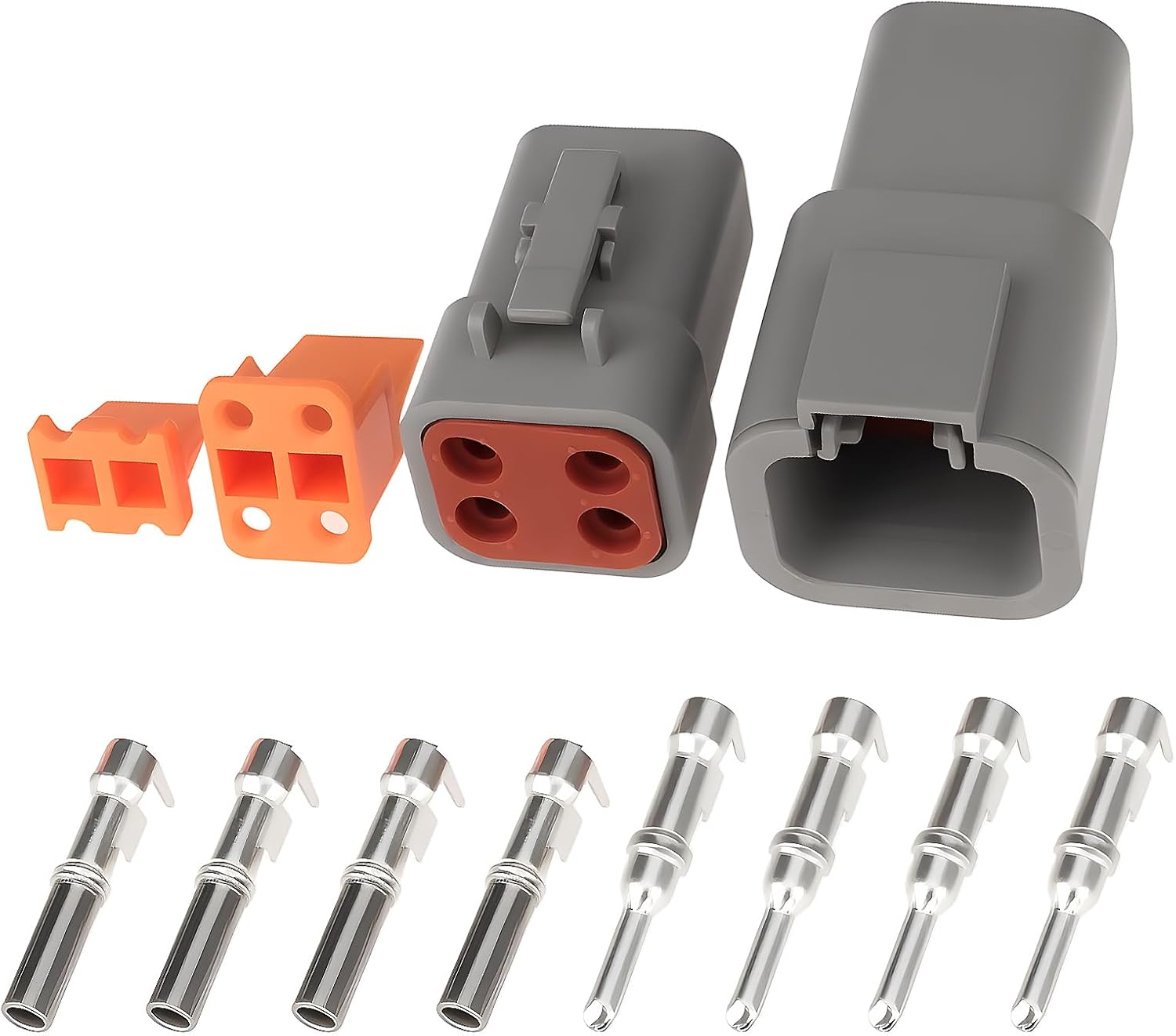 Emagtech 1 Set DTP Series 4-Pin Waterproof Connector DTP04-4P DTP06-4S for Electrical image number 1