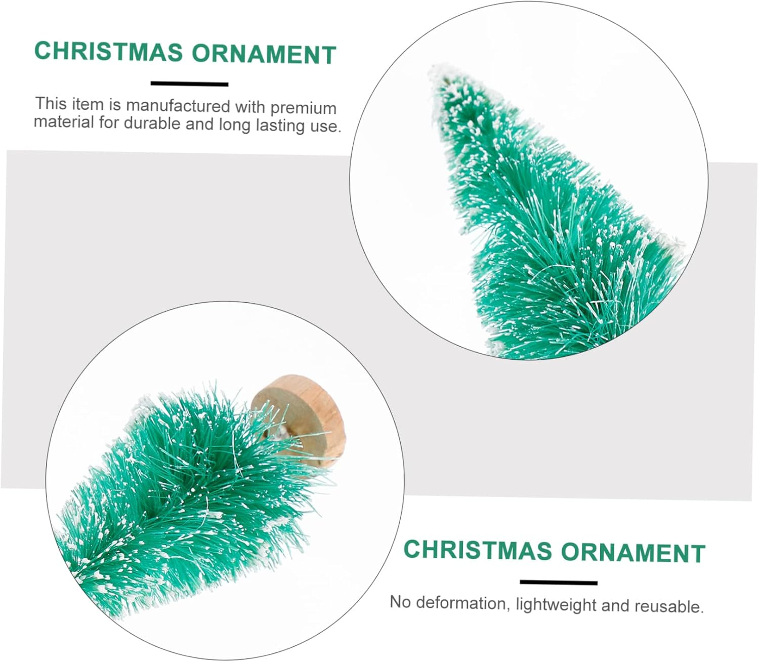 12 Led Mini Christmas Trees PVC Blue Green Gold Christmas Tree Decorations Party Supplies image number 2