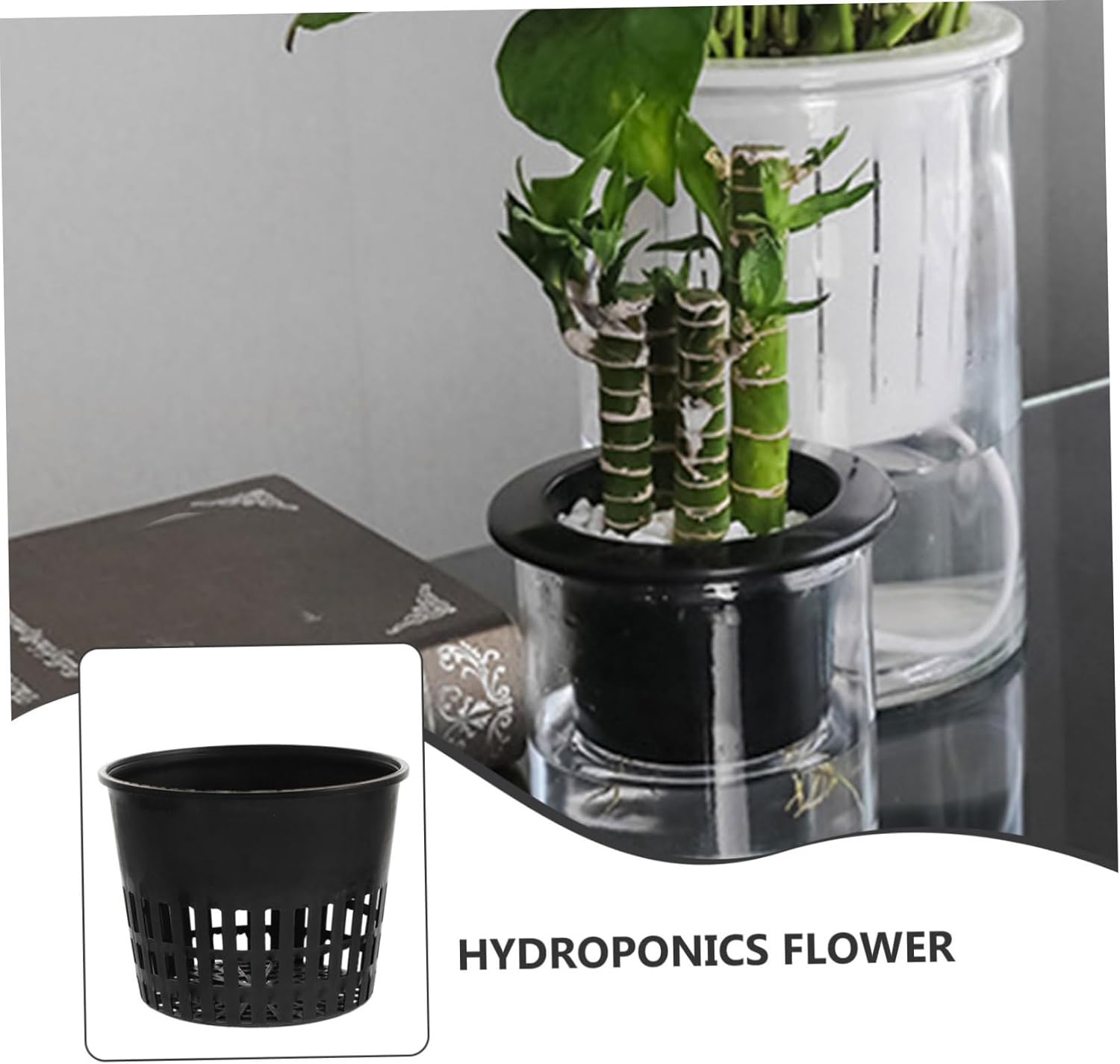 Kisangel 30Pcs Hydroponic Plant Baskets Root Control Net Pots Soilless Gardening Plastic Mesh Containers for Outdoor Seedling Cultivation and Vegetable Planting image number 5