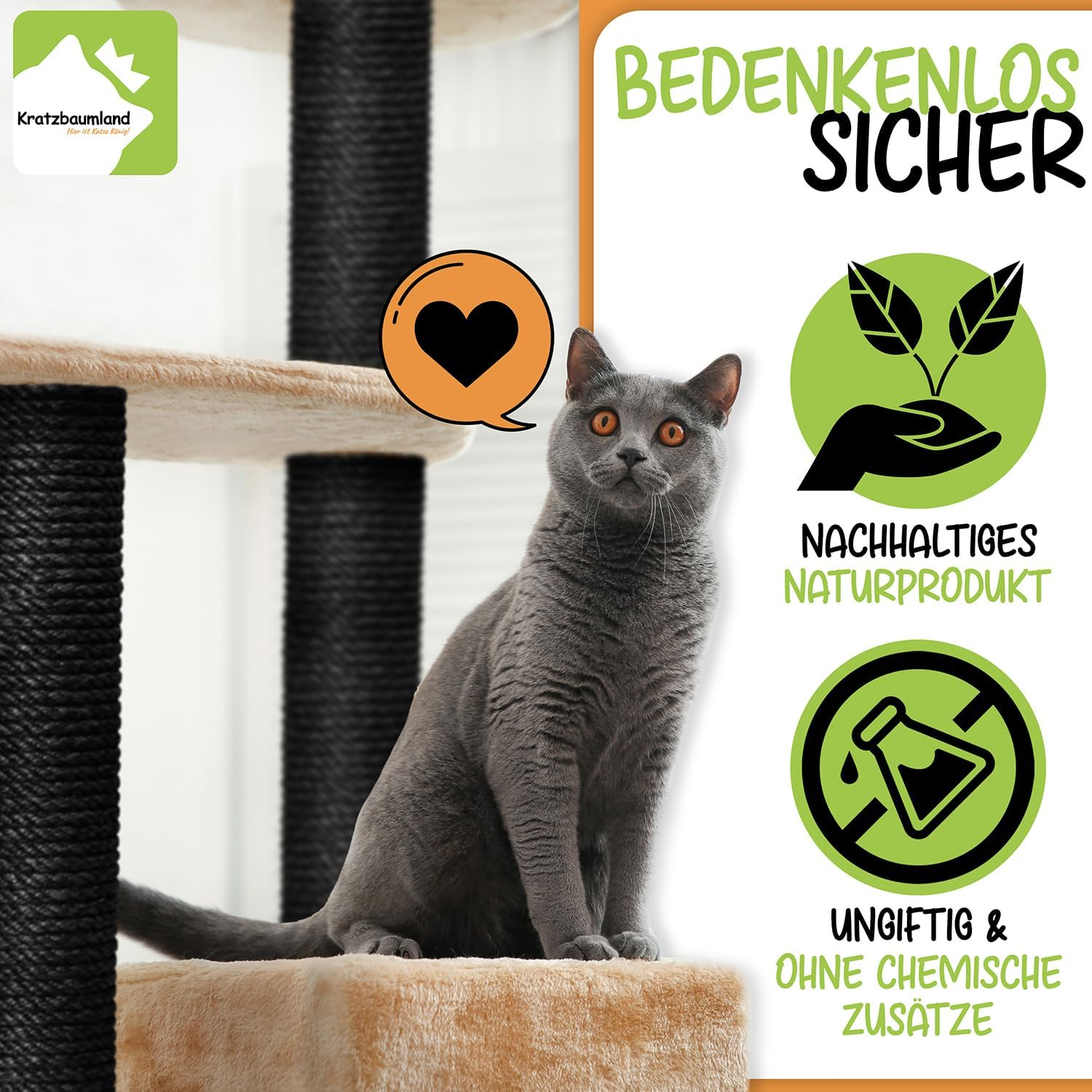 Kratzbaumland Premium Sisal Rope Black 10 Mm Black Sisal Rope for Scratching Posts Various Lengths (20 Metres) image number 4