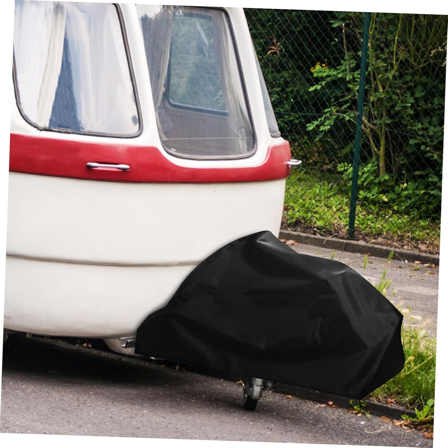SOLUSTRE Horse Trailer Cover Tow Hitch Protective Cover for Utility Trailer Oxford Fabric