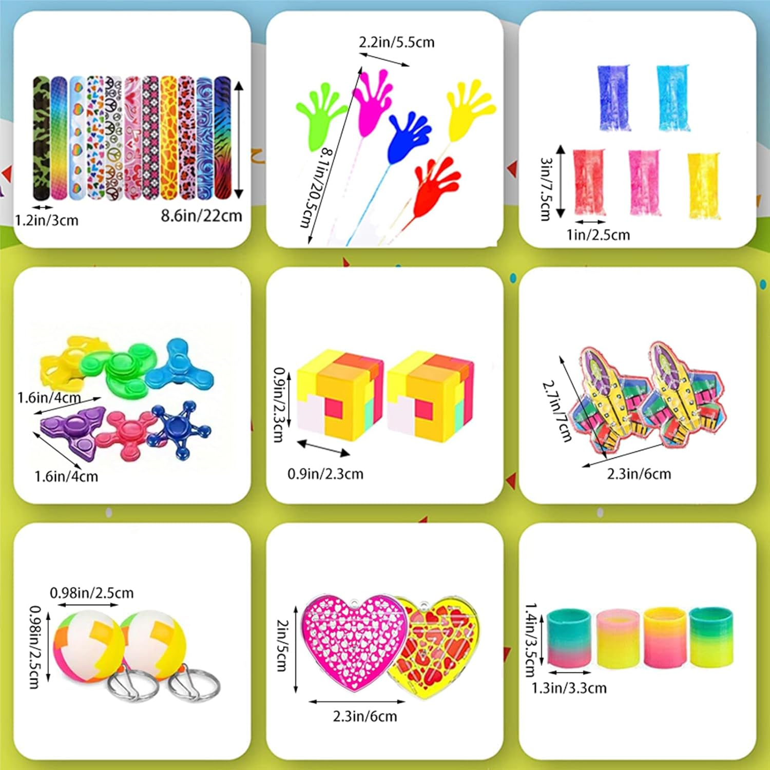 46 PCS Party Favours for Kids Prizes Box Toys, Fidget Toys Goodie Bags Stuffers for Classroom Reward Prizes, Push Pops Toys, Carnival Prizes Birthday Christmas Gifts for Kids 3-5 6-8 8-12