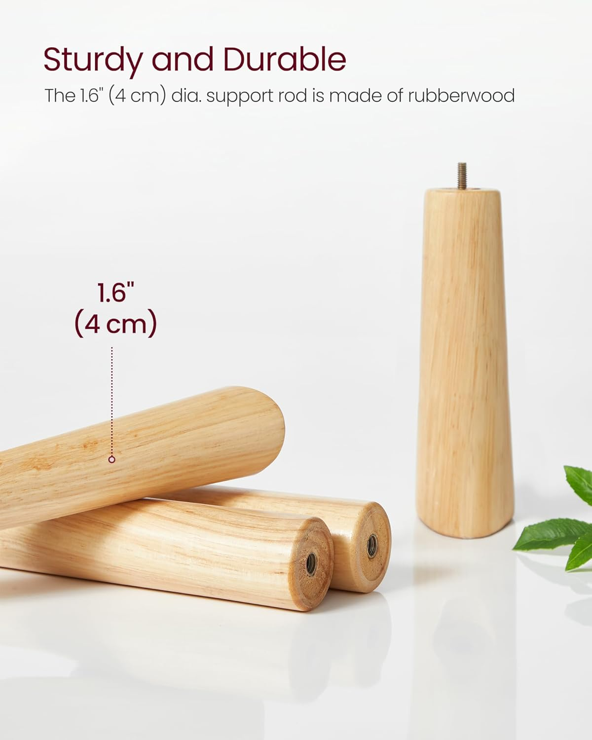 VASAGLE Solid Wood Coat Rack, Free Standing Tree-Shaped Coat Rack with 8 Hooks, 3 Height Options, for Clothes, Hats, Bags, Living Room, Bedroom, Home Office, Caramel Brown URCR01WN