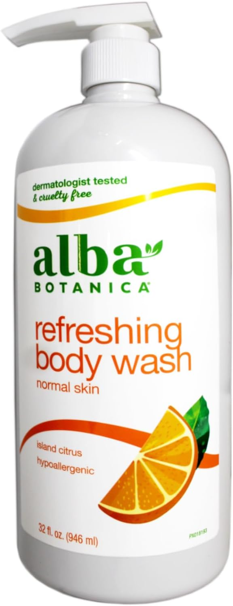 Alba Botanica Very Emollient Bath & Shower Gel - Island Citrus 32 Fl Oz (947 Ml) Gel image number 2