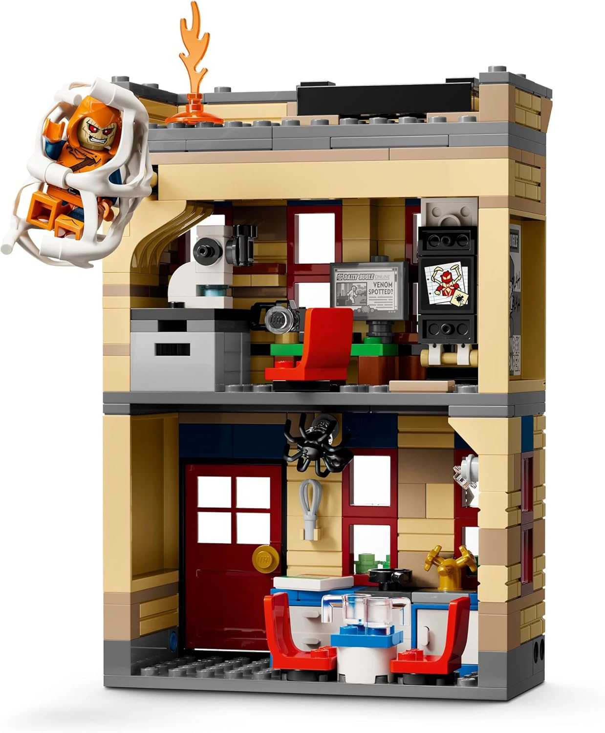 LEGO&reg; Marvel Peter Parker&rsquo;S Apartment 76317 Super Hero Building Toy with Minifigures, Spider-Man and Hobgoblin Battle, Collectible Toy for Kids, Present for Boys and Girls Aged 8 and Over image number 3