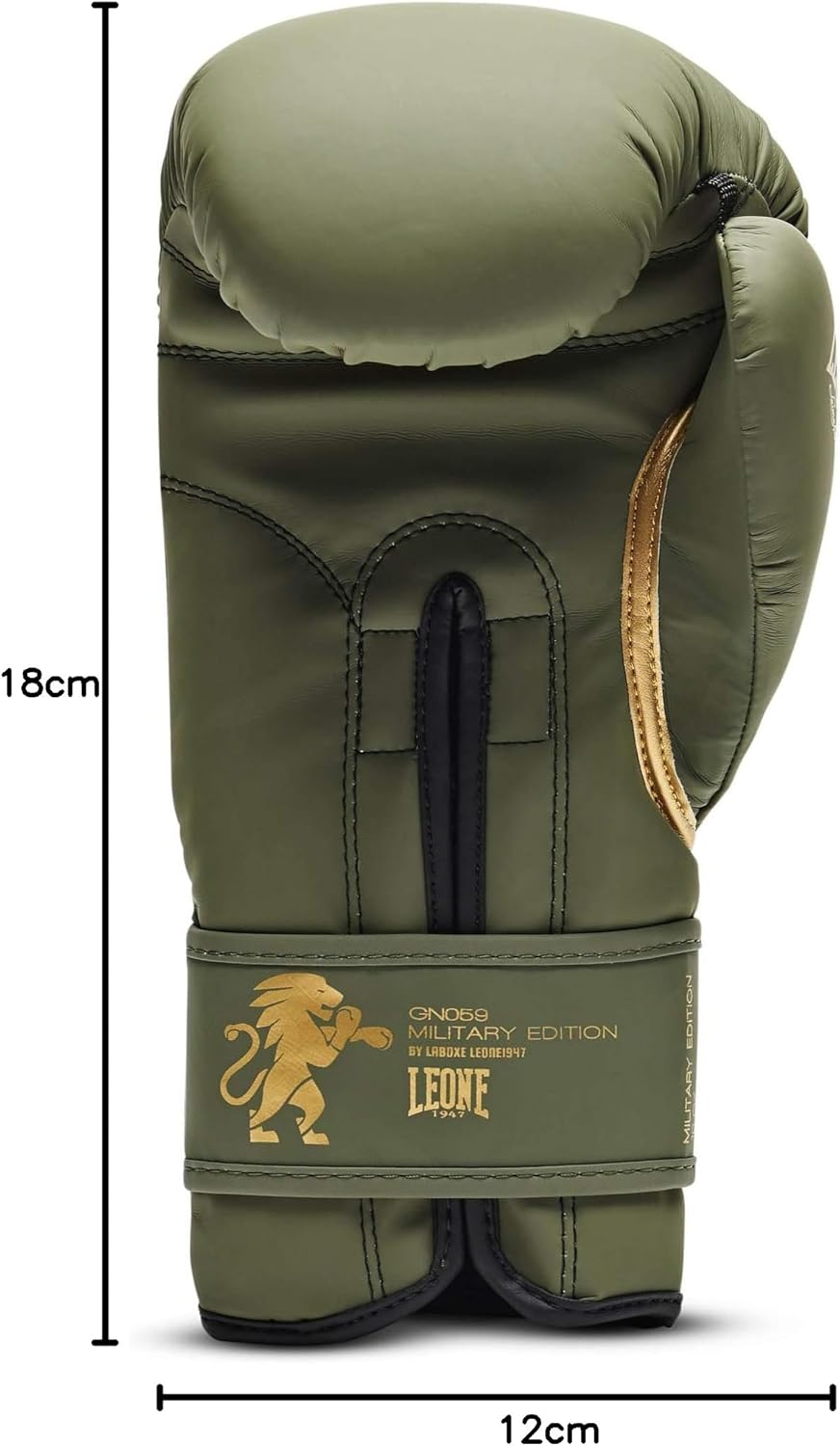 Leone 1947 Boxing Gloves Military Edition Leather MMA UFC Muay Thai Kick Boxing K1 Karate Training Sparring Punching Gloves