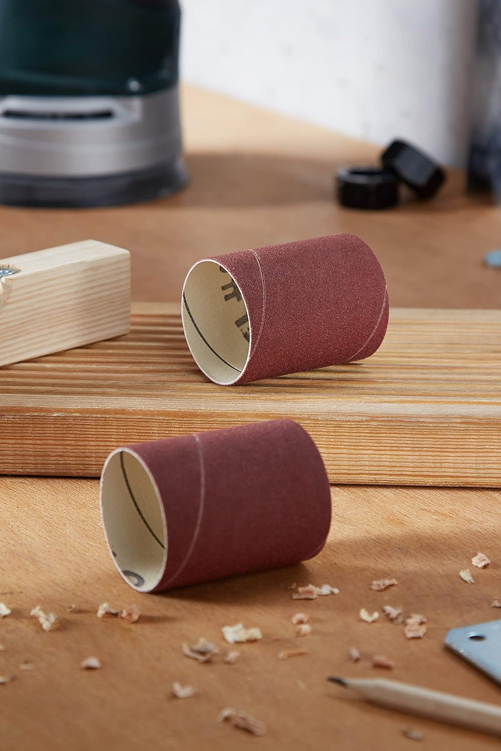 Bosch Home & Garden Sanding Sleeve 60Mm 120 Grit for PRR 250 Roller Sander 3 Pack image number 1