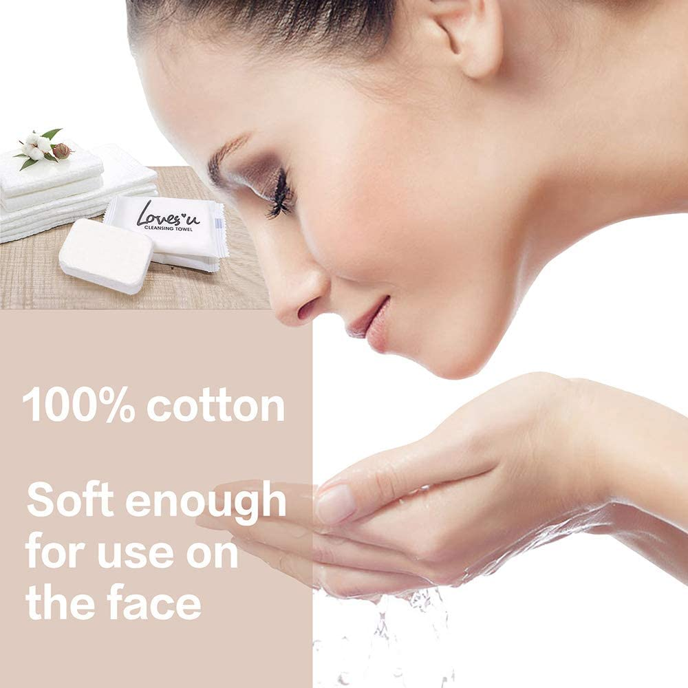 Insoftb Compressed Towel Tablets Disposable Portable Towel for Outdoor Travel Camping Hiking Sport Hotel Beauty Salon Soft Durable Reusable Thicker Style image number 6