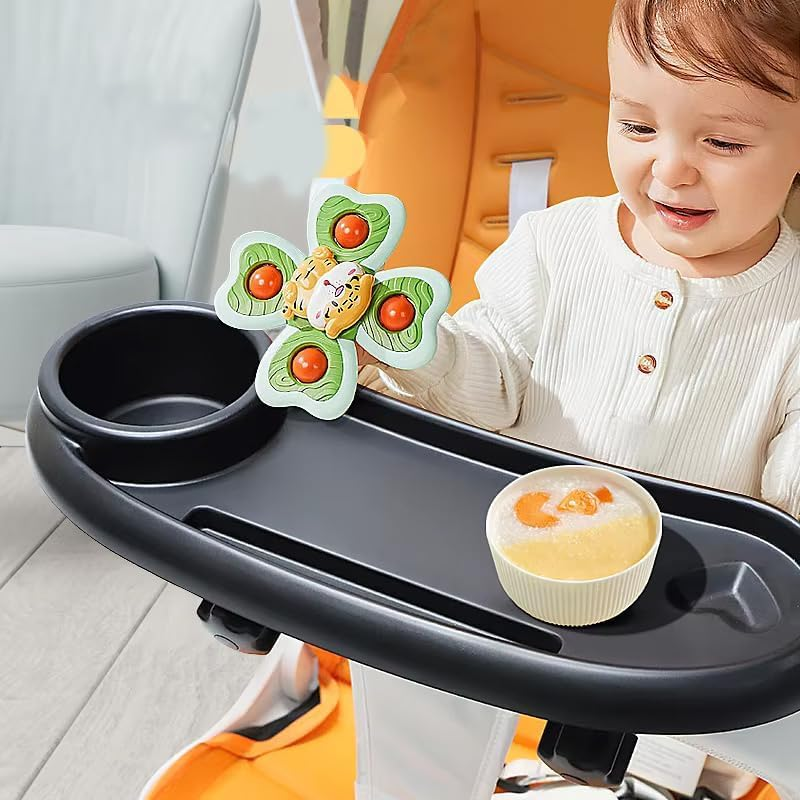 3 in 1 Universal Stroller Snack Tray, Stroller Cup Holder with Phone Holder, Stroller Snack Tray Attachment, Clip on Baby Stroller Accessories for Joggers, Umbrella & Wagons image number 6