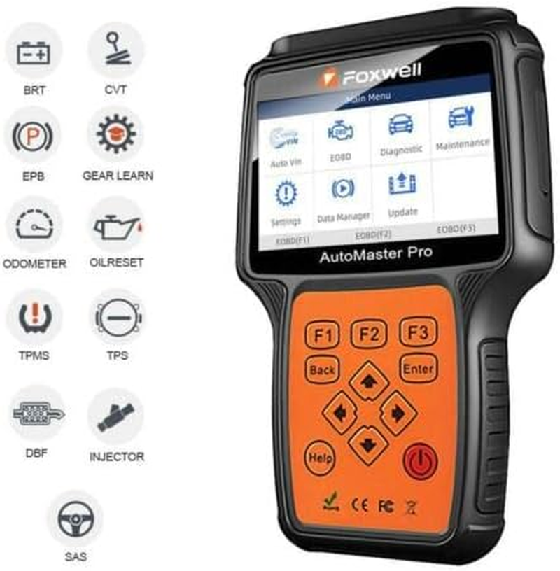 FOXWELL NT680 Pro OBD2 Scanner - Diagnostic Scan Tool, Full System Car Scanner - 19 Reset Service Code Reader - Automotive Professional Scanner with Oil Light, EPB/TPS Reset image number 2