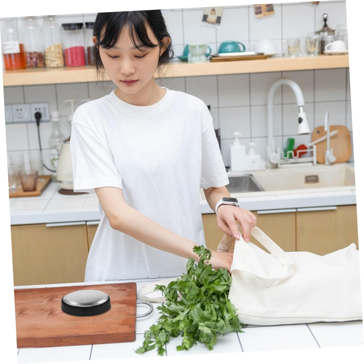 JECOMPRIS 304 Stainless Steel Odor Removing Soap Bar Portable Metal Kitchen Gadget for Odor Absorption Hand Cleaning Tool for Home Use image number 5