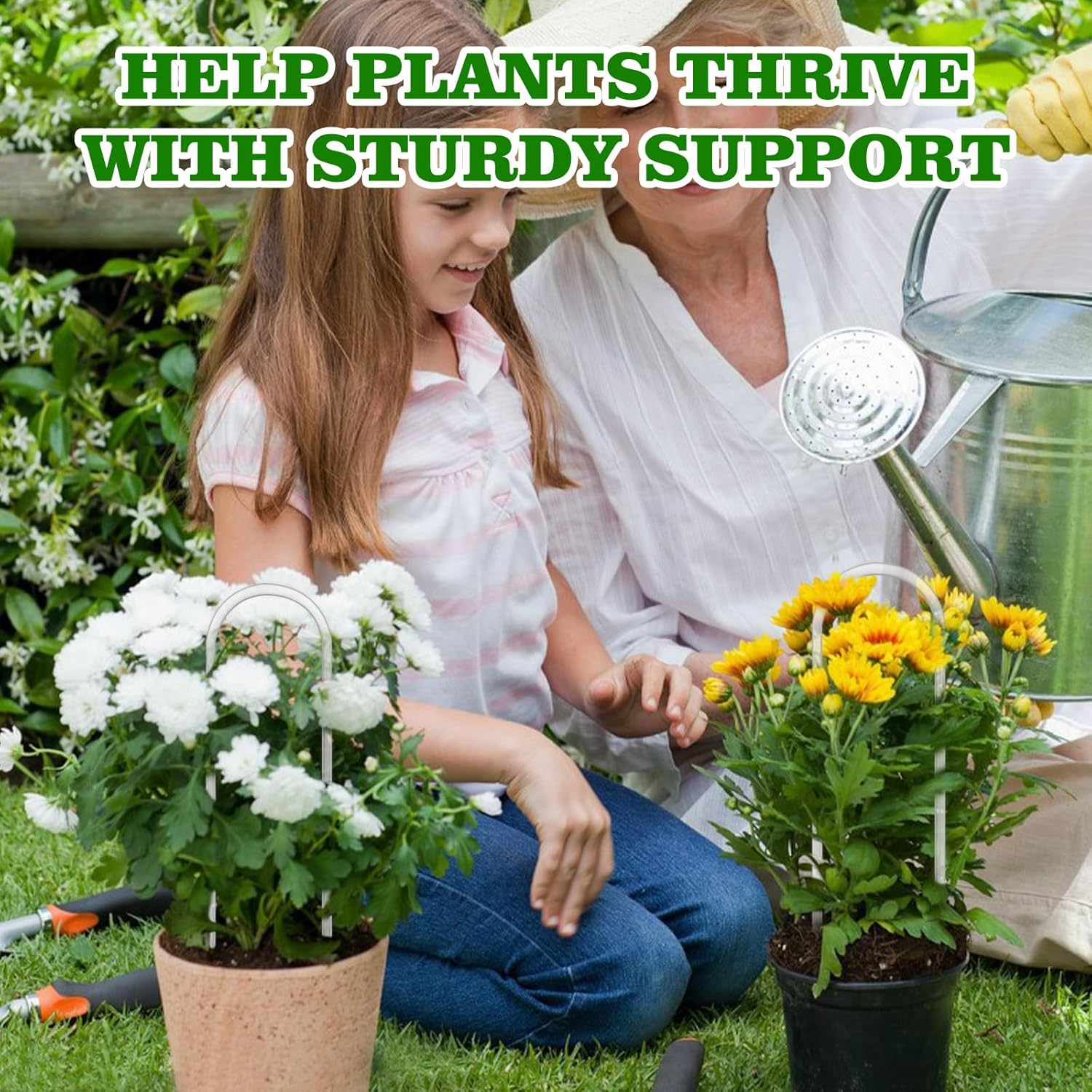 3 Pack U-Shaped Acrylic Plant Trellis, Indoor Potted Climbing Plants Support Stakes, 40Cm Small Plant Trellis, Garden Plant Support for Hoya, Ivy, Pothos, Houseplant image number 5