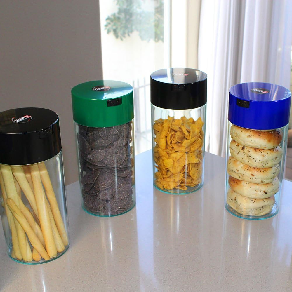 Tightvac - 5Oz to 24 Ounce Vacuum Sealed Container - White - Black Pearl image number 5