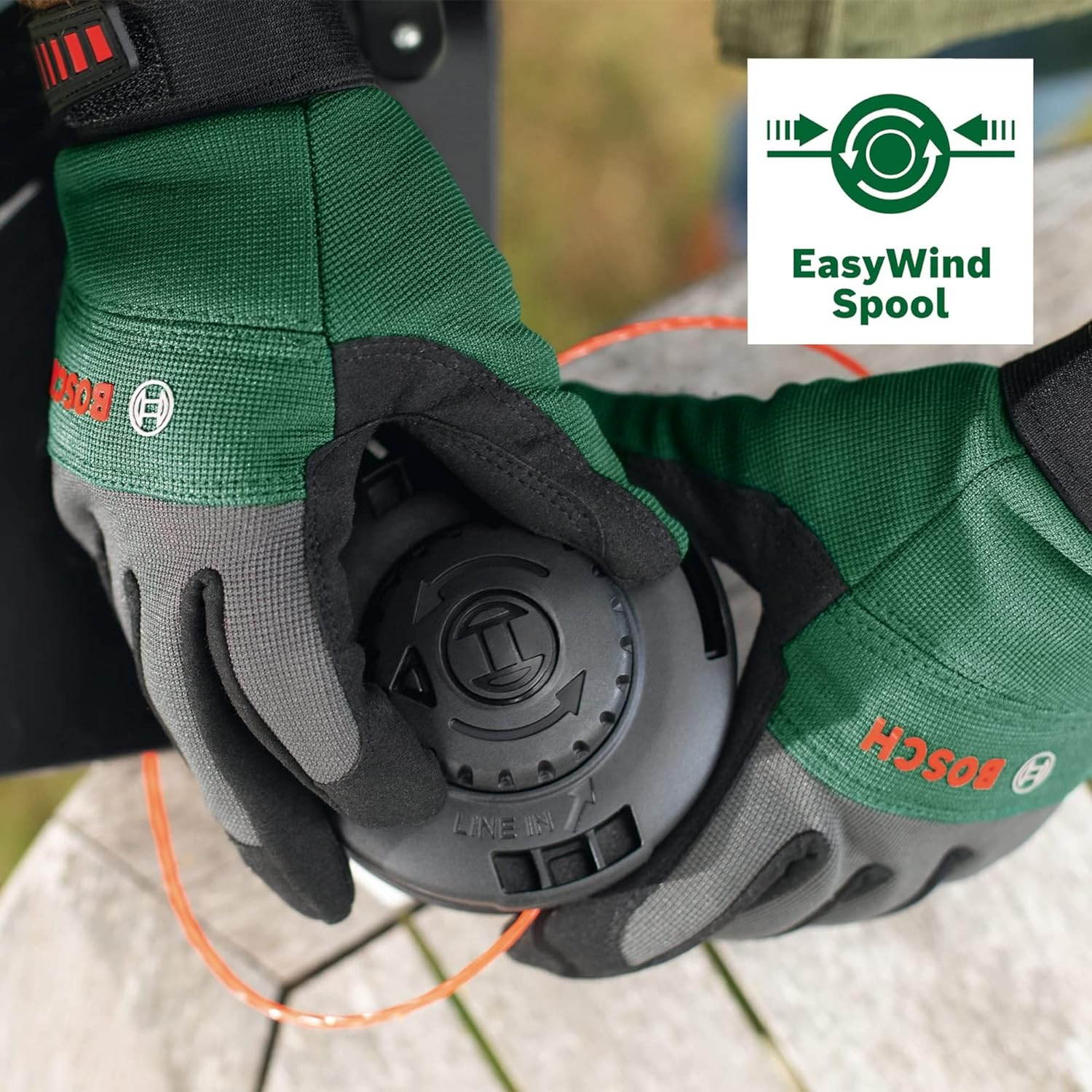 Bosch Cordless 36V Line Trimmer Advancedgrasscut 36 & Bosch Cordless 36V Hedge Trimmer Advancedhedgecut 36V-65 (1X 2.0Ah Li-Ion Battery & Charger Starter Set Included, 36V System) image number 1