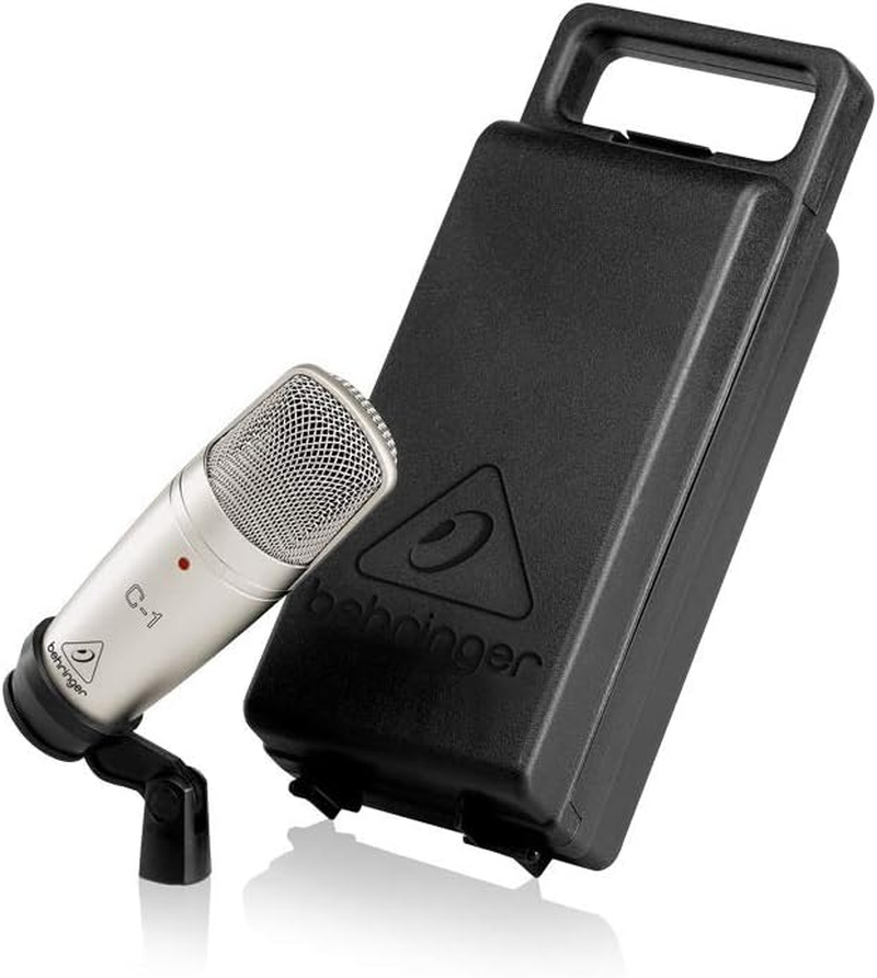 Behringer C-1 Studio Condenser Microphone, Silver