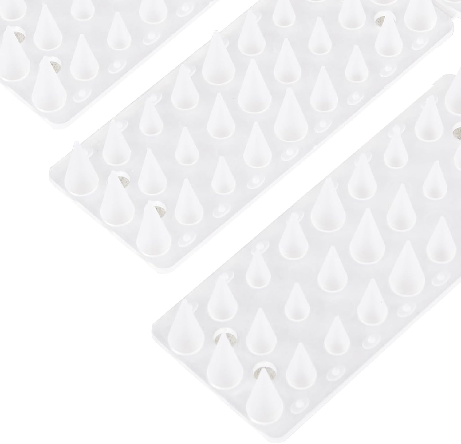 OFFO Bird Spikes,Pigeon Spikes for Pigeon Deterrent to Keep Bird or Cat Animals Away, Fence Wall Spikes of Bird Deterrent Covers 7.5M,Height 1.7Cm,Black