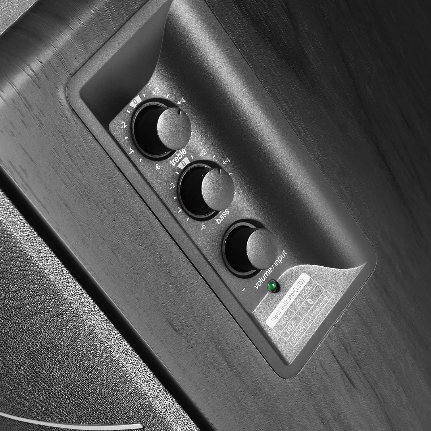 Edifier R1280DB Powered Bluetooth Bookshelf Speakers - Optical Input - Wireless Studio Monitors - 4 Inch near Field Speaker - 42W RMS - Black - Black image number 4