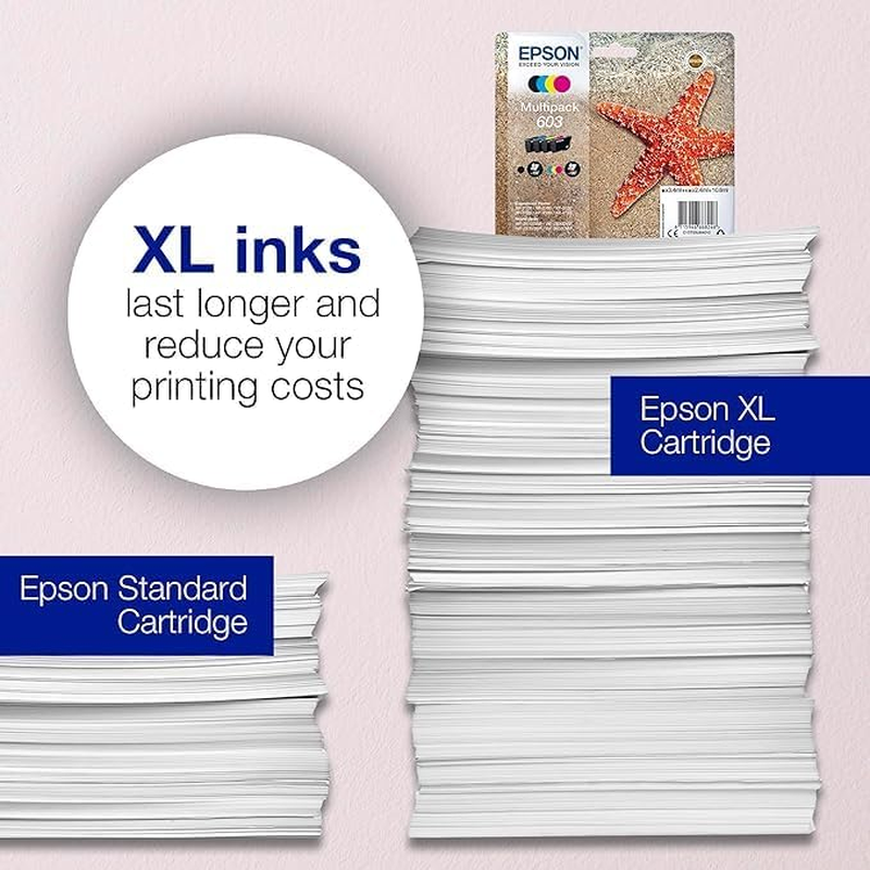 Epson 603 Starfish Genuine, 4-Colours Multipack Ink Cartridges image number 6