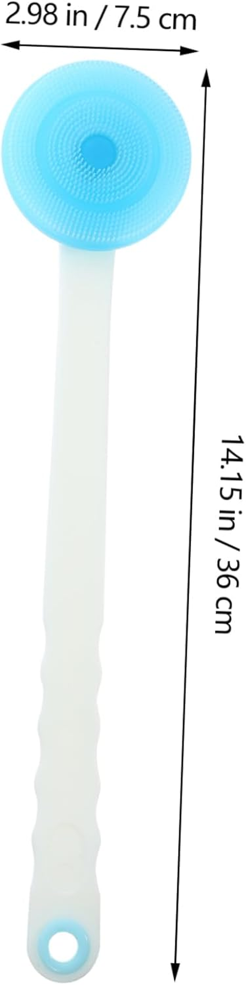 HAPINARY Shower Brush Long Handle Brush anti Bath Silicone Bath 360 Degree Rotary Deep Rub image number 3