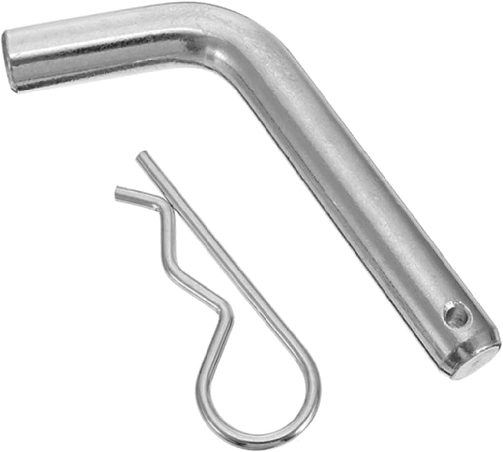 Heavy Duty Iron Hitch Pin Lock with Clip - Anti-Theft Trailer Hitch Receiver Lock, Galvanized Rust Proof, Easy Install for Trailers, Caravans, Gates, Fences, Cabinets image number 1